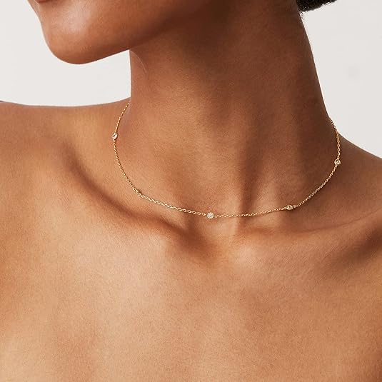 Starfall ketting | goudkleurig