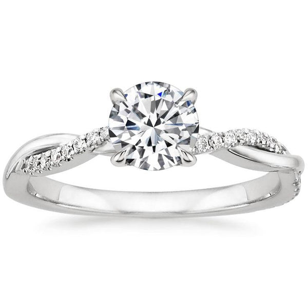 Le Jane ring | witgoudkleurig