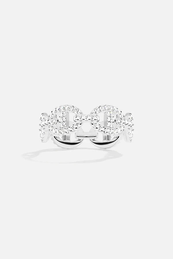 Isla Marina ring | witgoudkleurig
