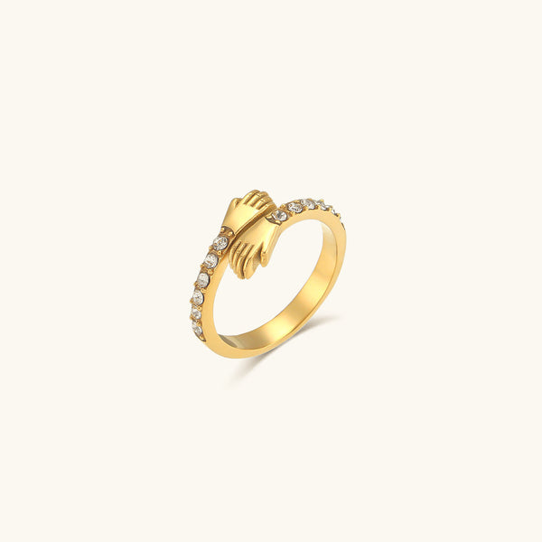 Amaryllis goudkleurige ring