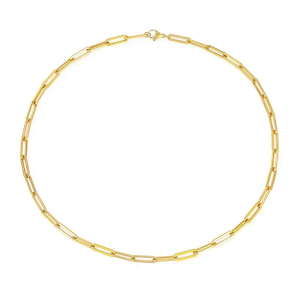 Archen elegante schakelketting | goudkleurig