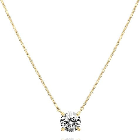 Aurora ketting met kristal | goudkleurig