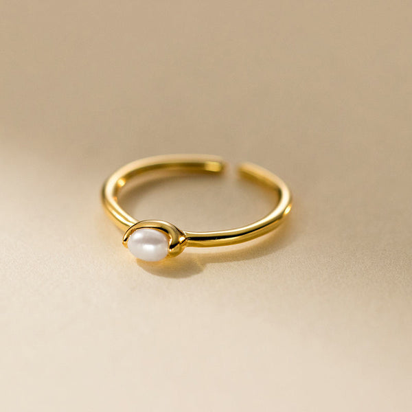 Ring met barokparel