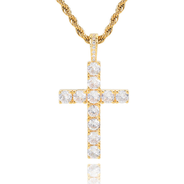 Kruisketting | goudkleurig