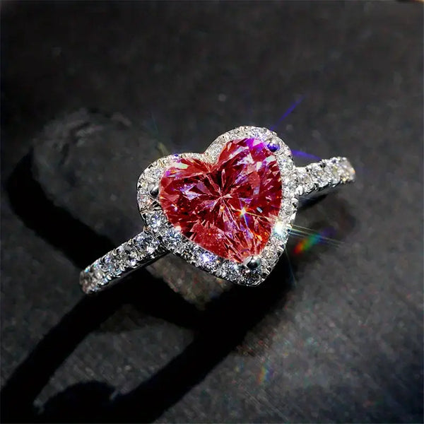 Delara Carmessia ring | witgoudkleurig