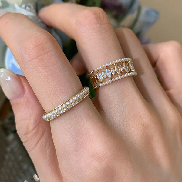 Elodie Vance ringenset | goudkleurig