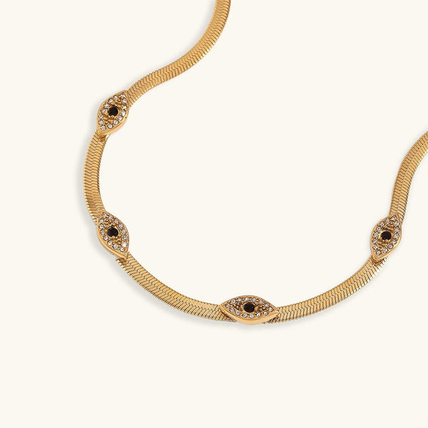 Faunne goudkleurige ketting