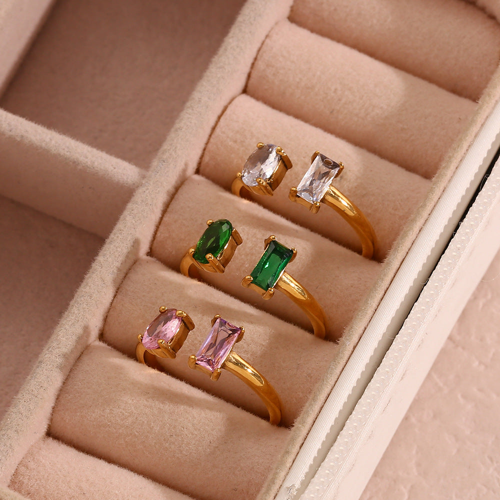 Fedilia ring met edelsteen