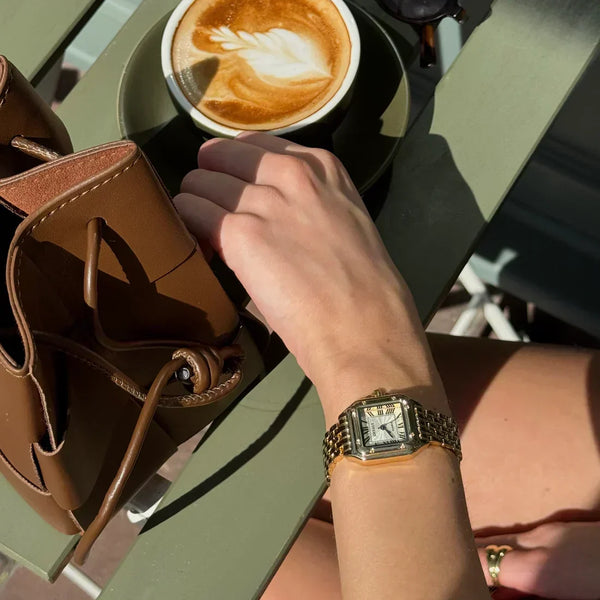 Fienna horloge | goudkleurig