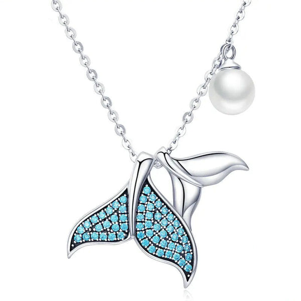 Walvisstaart parel oceaan ketting