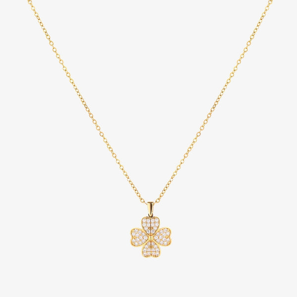 Heart Bloom ketting | goudkleurig