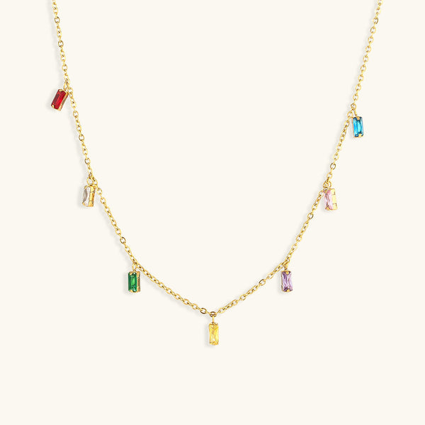 Josephine ketting met steentjes