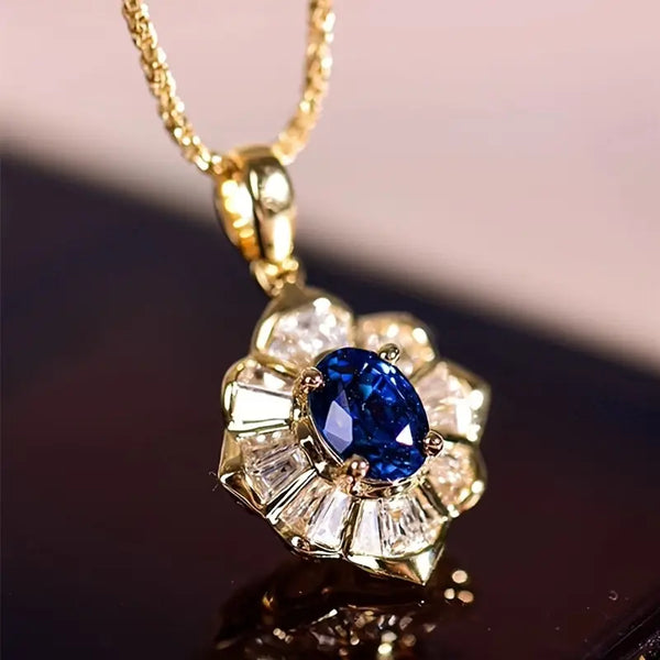 Kavella Noctazure ketting | goudkleurig
