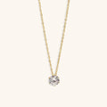 Kyla goudkleurige solitairketting