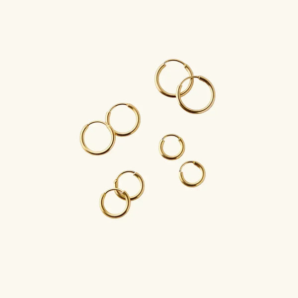 Set mini oorringen