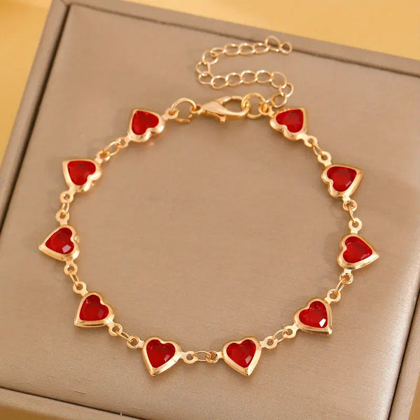 Ophelyra Garnetelle armband | goudkleurig