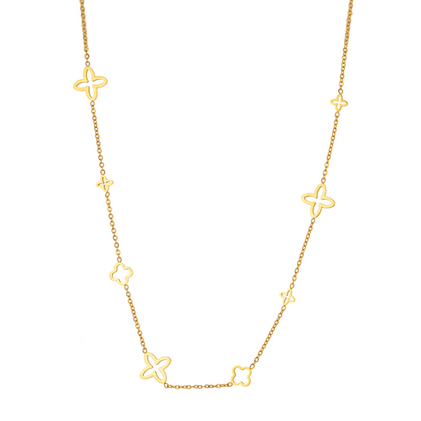 Prestige klavertjes ketting