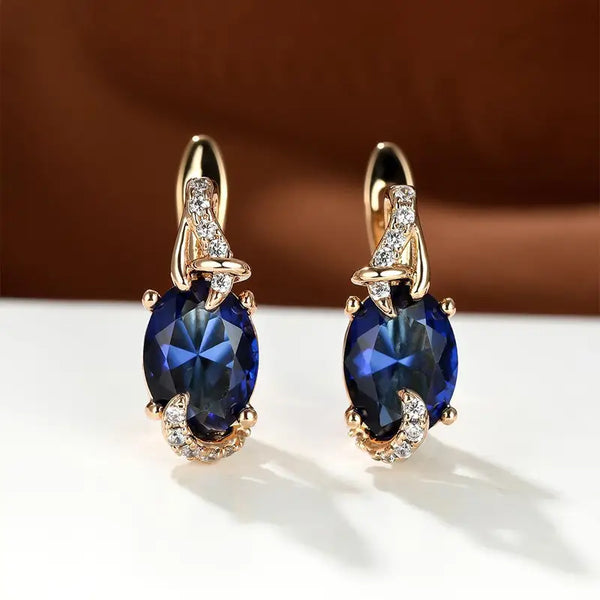 Royal Midnight hangoorbellen | goudkleurig