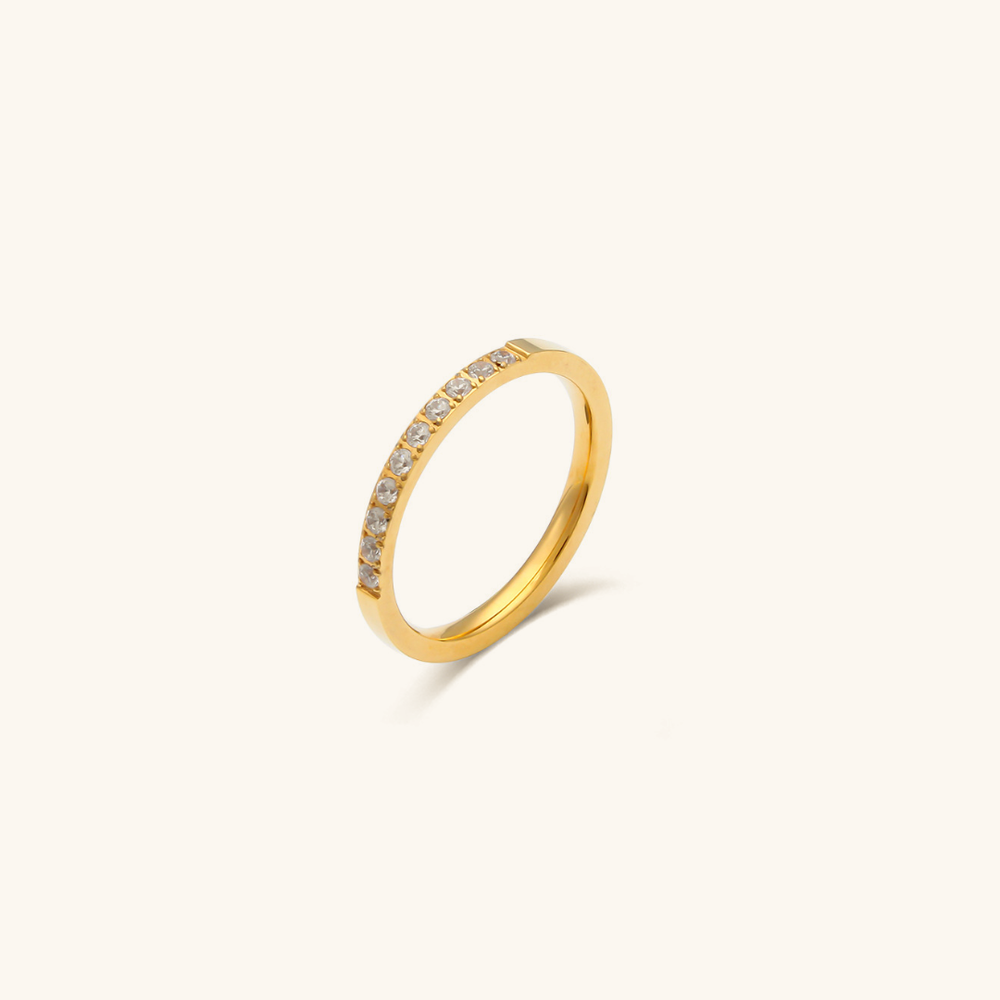 Sage goudkleurige ring