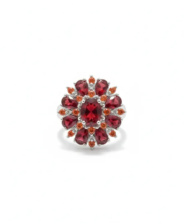 Scarlet Petal ring | goudkleurig