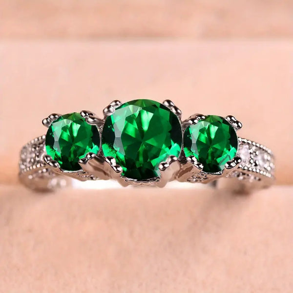 Serilda Wynloren ring | witgoudkleurig