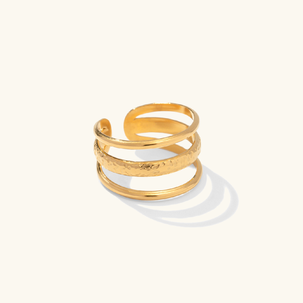 Shirley goudkleurige ring