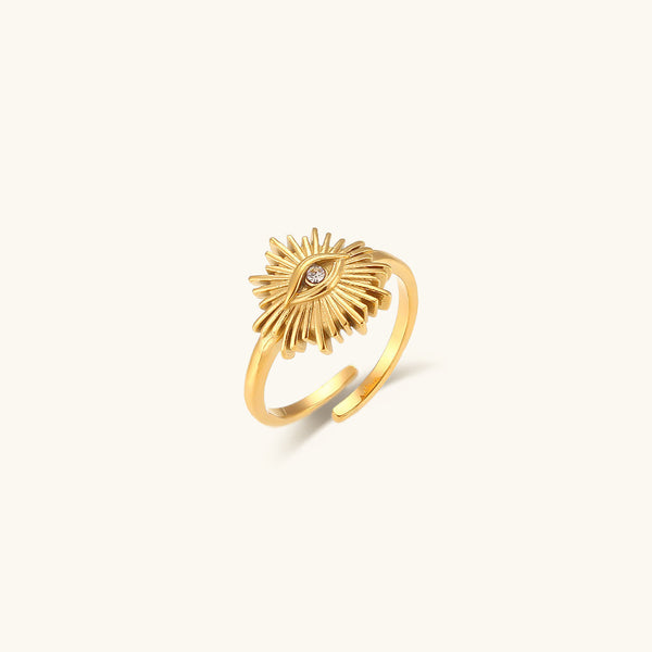 Solana goudkleurige ring