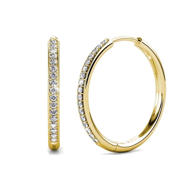 Sorel pavé oorbellen | goudkleurig