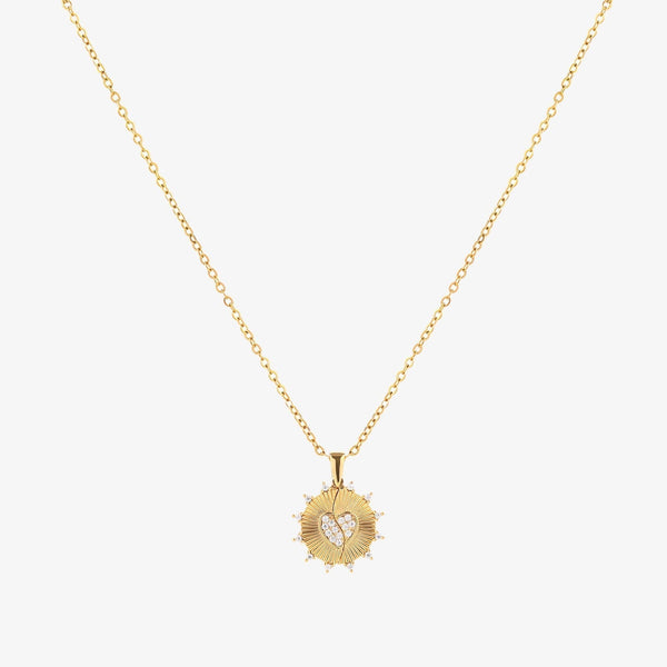 Sunray Love ketting | goudkleurig