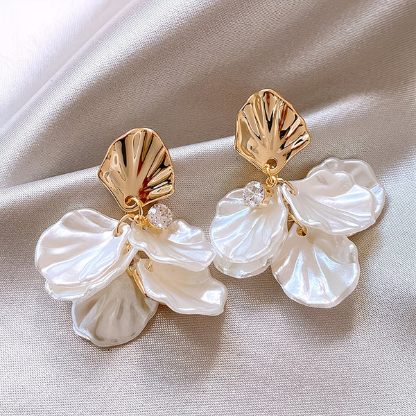 Frosted Petal parel-oorbellen