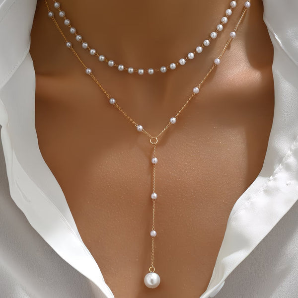 Oplopende parelsnoer ketting