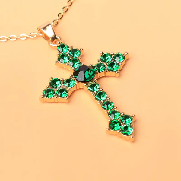 Veridienne Croixheart ketting | goudkleurig