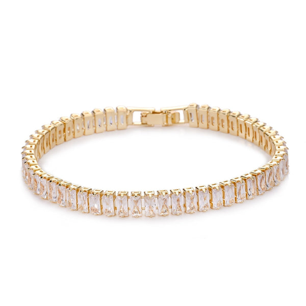 Vertéa tennisarmband | goudkleurig