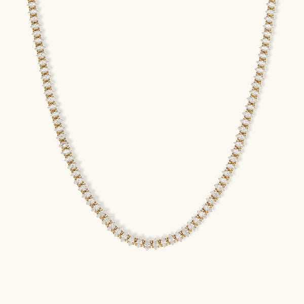 Wisteria diamanten tennisketting