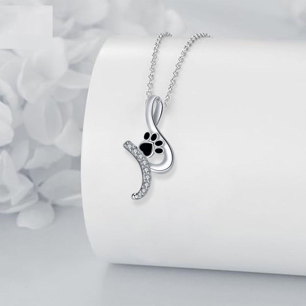 Schattige ketting met pootjeshanger