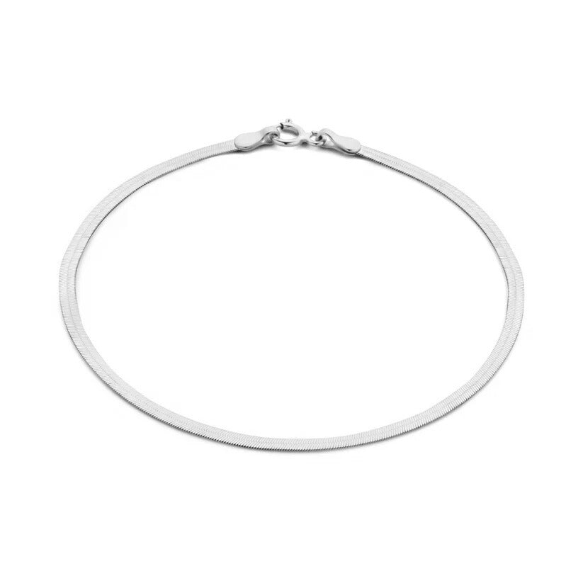 Soleil Serpent armband | witgoudkleurig