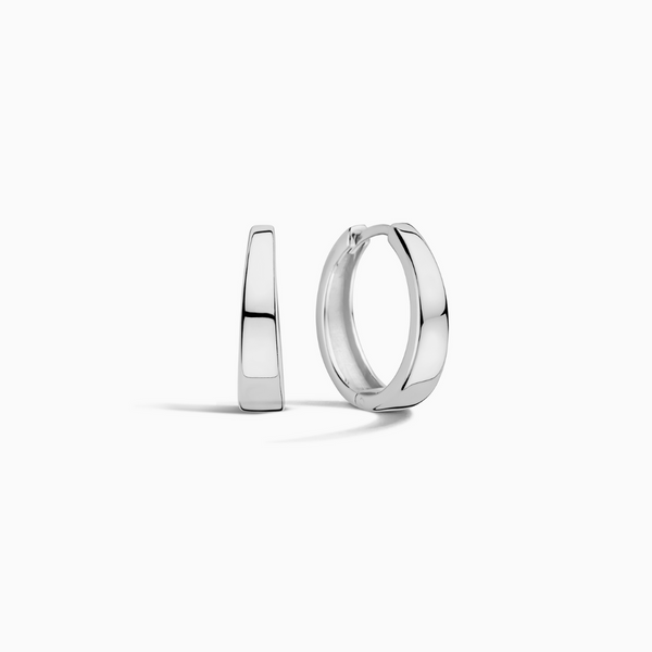 Gia oorringen | witgoudkleurig